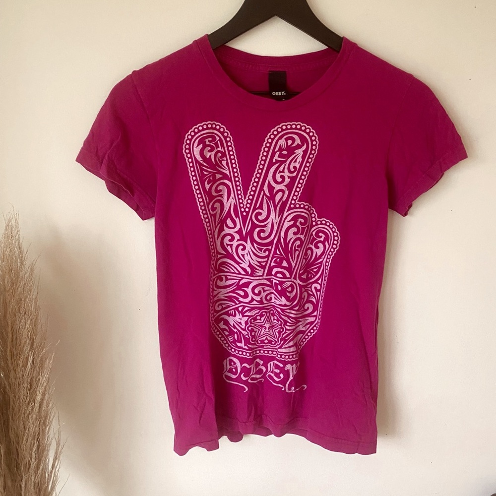 Y2K Obey Graphic Tee